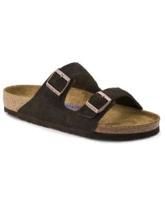 Women's Birkenstock Arizona Soft Footbed Mocha Suede