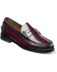 Men's Florsheim Berkley Moc Toe Penny Loafer Burgundy