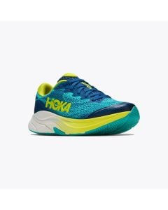 Big Kids' HOKA Rincon 4 Electric Aqua / Neon HOKA Citrus