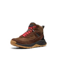 Big Kids' Keen Hightrail Mid Waterproof Dark Earth / Garnet