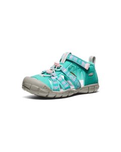 Big Kids' Keen Seacamp II CNX Bright Aqua / Giggle Pink