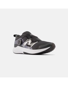Big Kids' New Balance DynaSoft Reveal v4 Boa Blacktop with Black and Silver Metallic