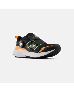 Big Kids' New Balance DynaSoft Reveal v4 BOA&reg; Black with Bleached Lime Glo and Hot Mango