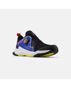 Big Kids' New Balance DynaSoft Trail Magic BOA Black with Blue Oasis and True Red