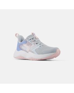 Big Kids' New Balance Rave Run v2 Bright Sky with Granite and Rose Sugar