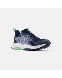 Big Kids' New Balance Rave Run v2 NB Navy with Electric Sky and Sweetgrass