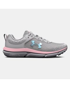 Big Kids' Under Armour Assert 10 Halo Gray / Pink Sugar / Iridescent