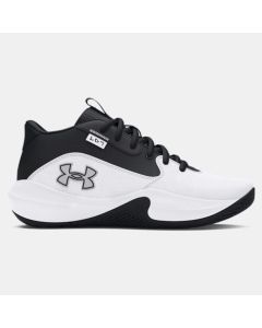 Big Kids' Under Armour Lockdown 7 White / Black / Black