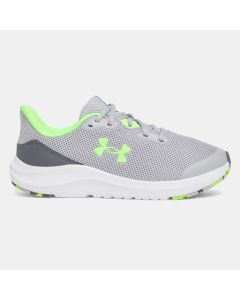 Big Kids' Under Armour Pursuit 4 Pursuit 4 Mod Gray/Castlerock/Hyper Green