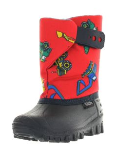 Little Kids' Tundra Teddy Red Trucks/ Navy Bottom