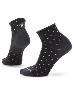 Women's Smartwool Everyday Classic Dot Ankle Boot Socks Charcoal
