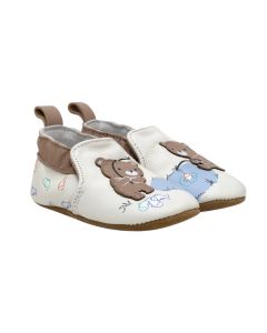 Infant's Robeez Great Catch Soft Soles Ivory