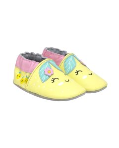 Infant's Robeez Happy Lemon Soft Soles Yellow
