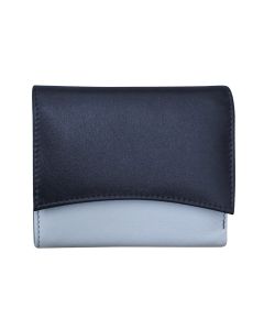 ILI 6233 Two Tone Pocket Wallet Classic Navy / Chambray