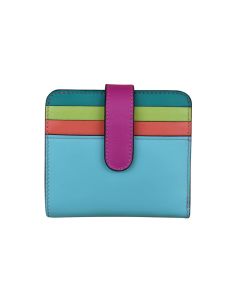 ILI 7301 Bi-Fold Credit Card Wallet Paradise Multi