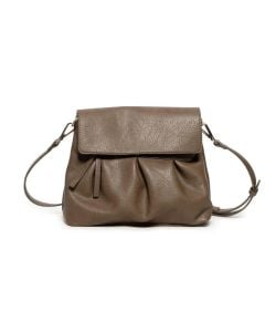 Joy Susan Adrienne Pleated Flap Crossbody Olive