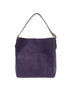 Joy Susan Classic Hobo Handbag Mystic Purple / Brown