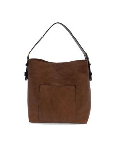 Joy Susan Classic Hobo Handbag Pecan / Black
