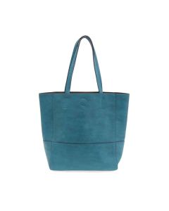 Joy Susan Faith Raw Edge Tote Turquoise