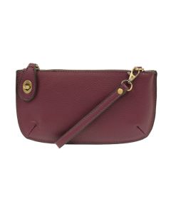 Joy Susan Mini Crossbody Wristlet Clutch Plum