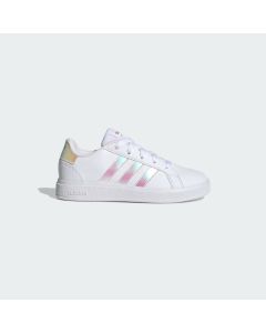 Kids' Adidas Grand Court 2.0 Cloud White / Iridescent / Cloud White