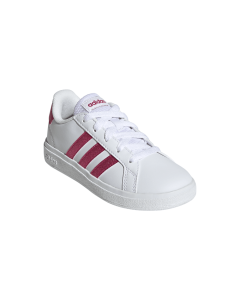 Kids' Adidas Grand Court 2.0 Cloud White / Magenta / Cloud White