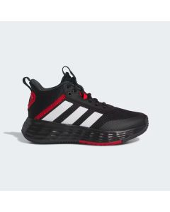 Kids' Adidas Own the Game 2.0 Core Black / Cloud White / Vivid Red
