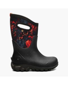 Kids' Bogs Classic Seamless Acid Camo Black Multi