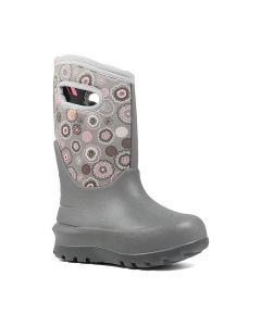 Kids' Bogs Neo-Classic Bullseye Grey Multi