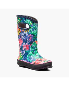 Kids' Bogs Rainboot Rose Garden Rose Multi
