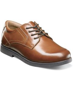 Kids' Florsheim Midtown Jr. Plain Toe Oxford Cognac