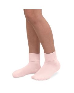 Kids' Jefferies Smooth Toe Turn Cuff Socks Pink