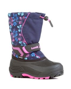 Kid's Kamik Snowbank2 Navy/Magenta