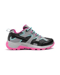 Kids' Merrell Moab KDZ Waterproof Grey / Pink