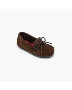 Kid's Minnetonka Boat Moc Chocolate