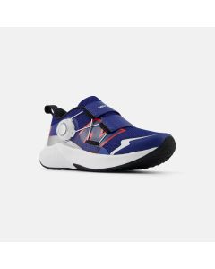 Kids' New Balance DynaSoft Reveal v4 BOA&reg; Inkwell with Team Red and Silver Metallic