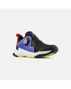 Kids' New Balance DynaSoft Trail Magic BOA Black with Blue Oasis and True Red