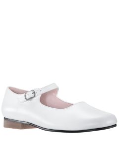 Kid's Nina Bonnett White Leather