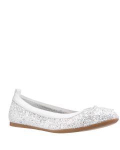 Kid's Nina Esther White Chunky Glitter