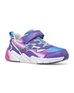 Kids' Saucony Flash 3.0 A/C Teal / Purple / Chrome