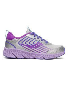 Kids' Saucony Wind 3.0 Silver / Purple