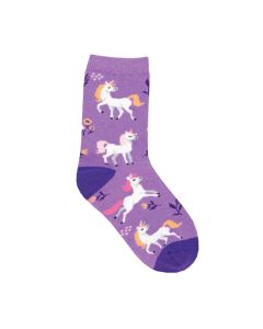 Kids' Socksmith Unicorn Flowers Socks