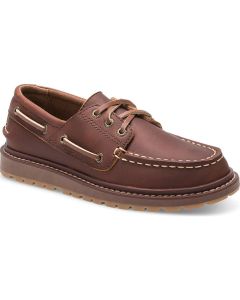Kid's Sperry Authentic Original Twisted Lug Boat Shoe Dark Brown