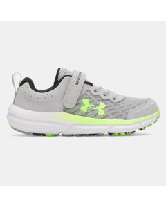 Kids' Under Armour Assert 10 AC Mod Gray / Black / Hyper Green