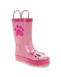 Kids' Western Chief Khloe Cat Rain Boot Pink