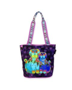 Laurel Burch Amigos de Colores Medium Tote