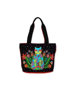 Laurel Burch Kaleidoscope Kat Medium Tote
