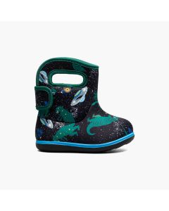 Little Kids' Baby Bogs II Jurassic Dino Black Multi