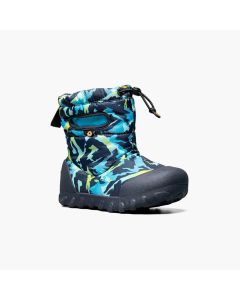 Little Kids' Bogs B-Moc Snow Winter Mountain Navy Multi
