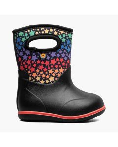 Little Kids' Bogs Baby Classic Rainbow Stars Black Multi